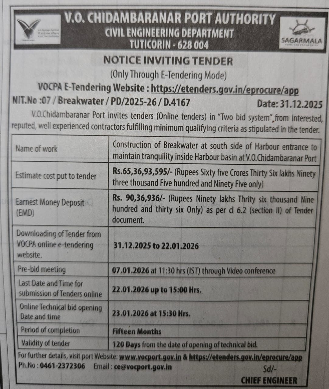 TN Tender 04 - Date 01 Jan 2026