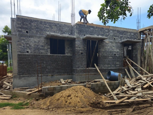 Roof Concrete Casting Site